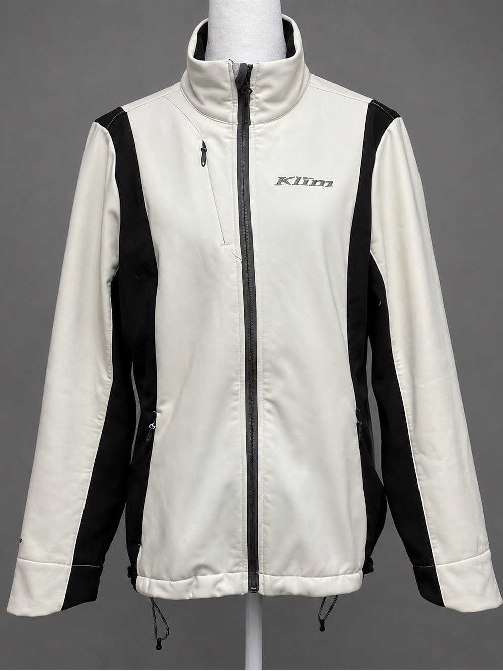 Klim Whistler Jacket Women’s M Gore Windstopper Softshell Cream Black Full Zip